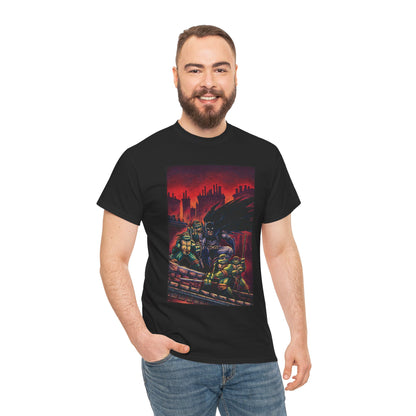 Batman & Teenage Mutant Ninja Turtles T-Shirt - Kevin Eastman Art - TNMT - DC Comics