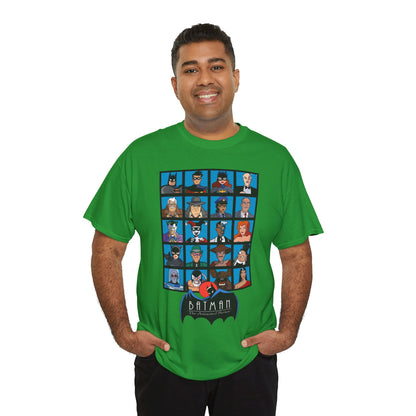 Batman T-Shirt - Animated Series - Harley Quinn, Batgirl, Joker, Bane, Robin, Two-Face, Catwoman, Riddler - Classic TV Cartoon Series