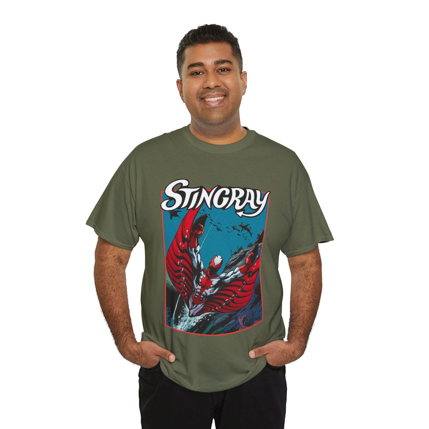 Stingray T-Shirt - Tales to Astonish First Appearance - Walter Newell - Avengers Member - Marvel Comics - Engineer, Oceanographer - Hydro-Base