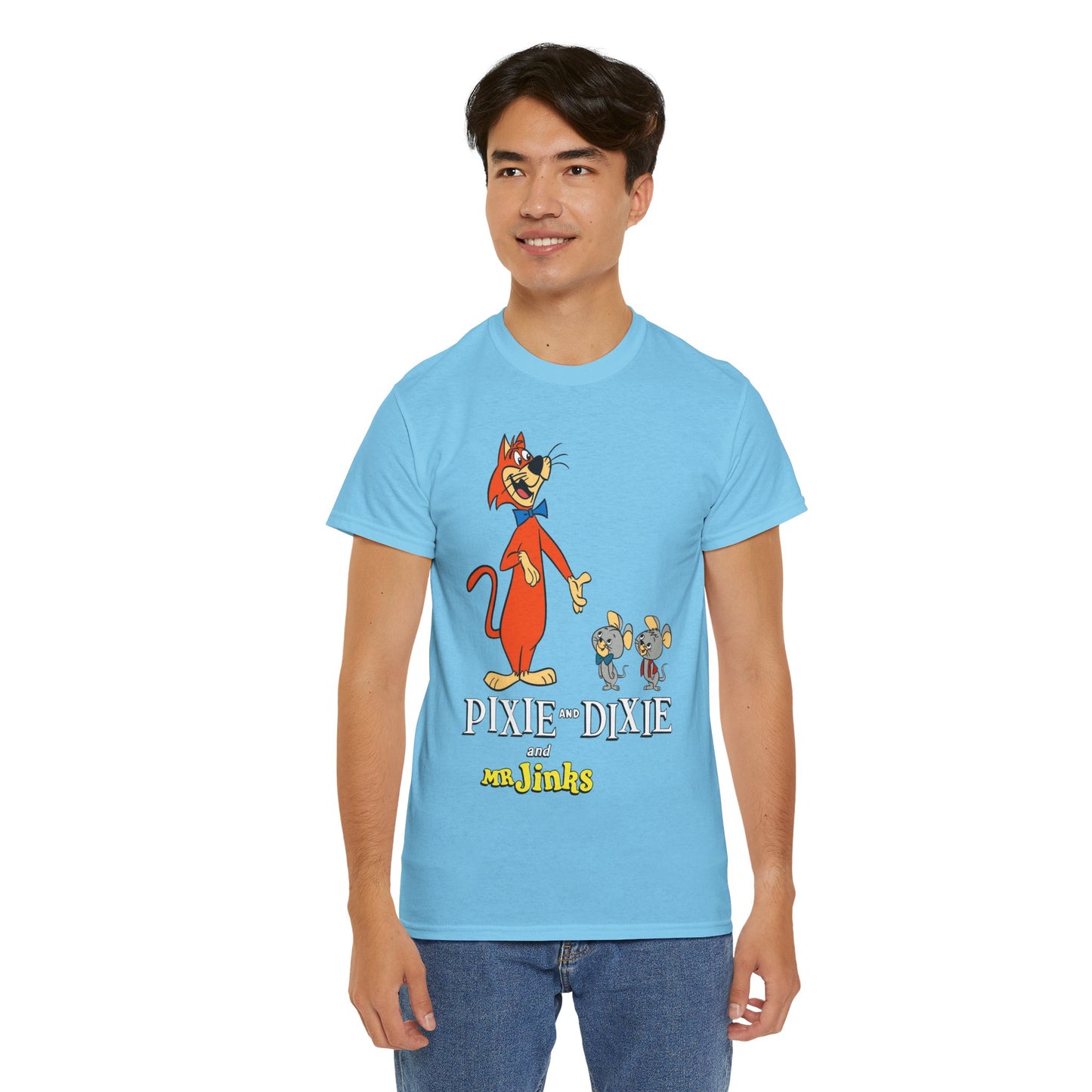 Pixie & Dixie & Mr Jinks T-Shirt - Classic Hanna-Barbera Saturday Morning Cartoon - I Hate Meeces to Pieces!