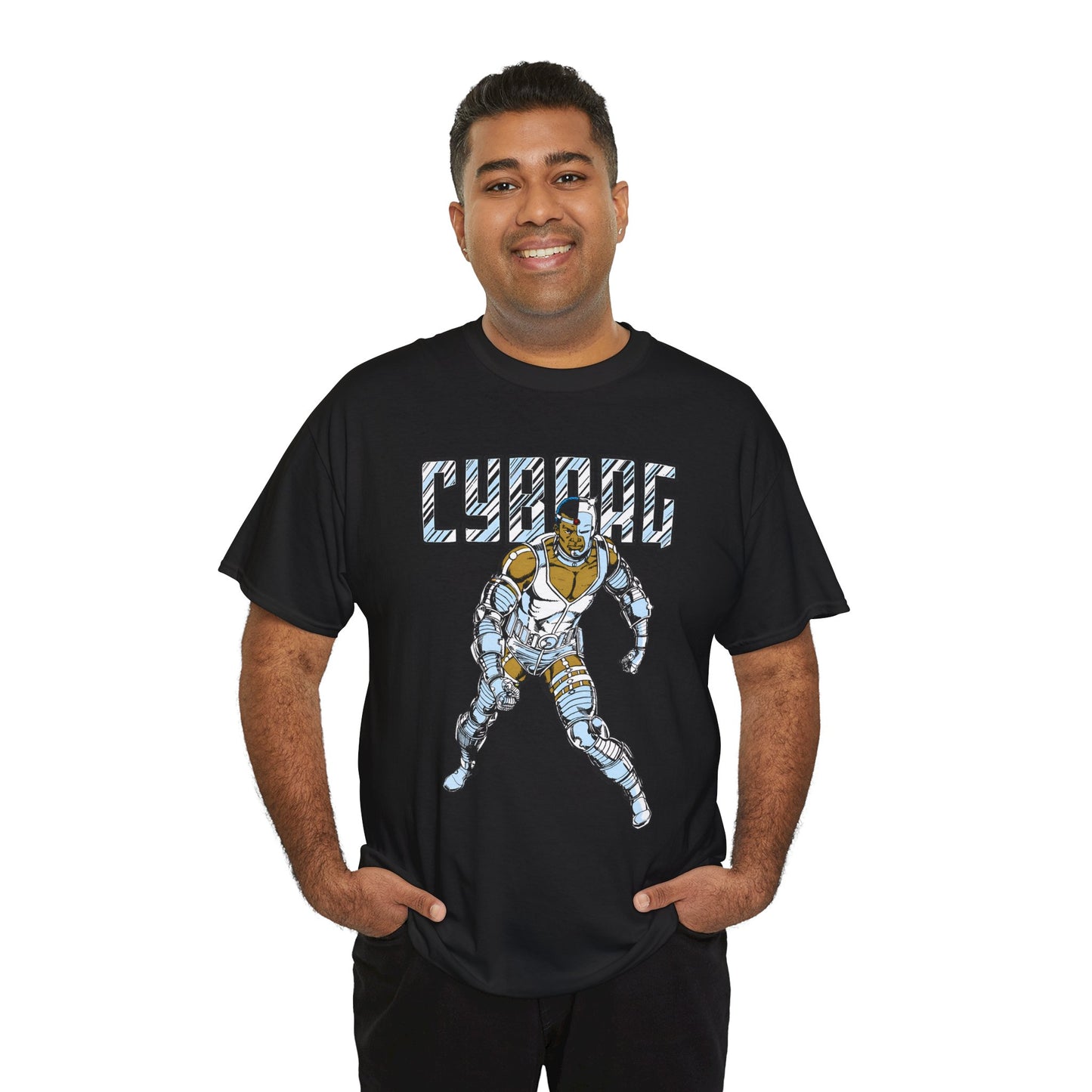 Cyborg T-Shirt - George Perez Art - New Teen Titans, Justice League - Victor Stone - DC Comics