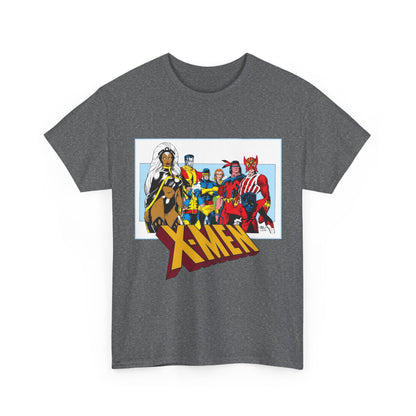 X-Men T-Shirt - Arthur Adams Art - Cyclops, Nightcrawler, Storm, Wolverine, Thunderbird, Sunfire, Banshee - Marvel Comics