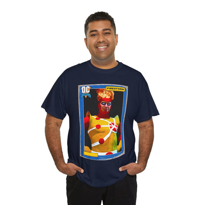 Firestorm T-Shirt - Mark Spears Art - DC Universe Trading Card Homage - Ronnie Raymond - DC Comics
