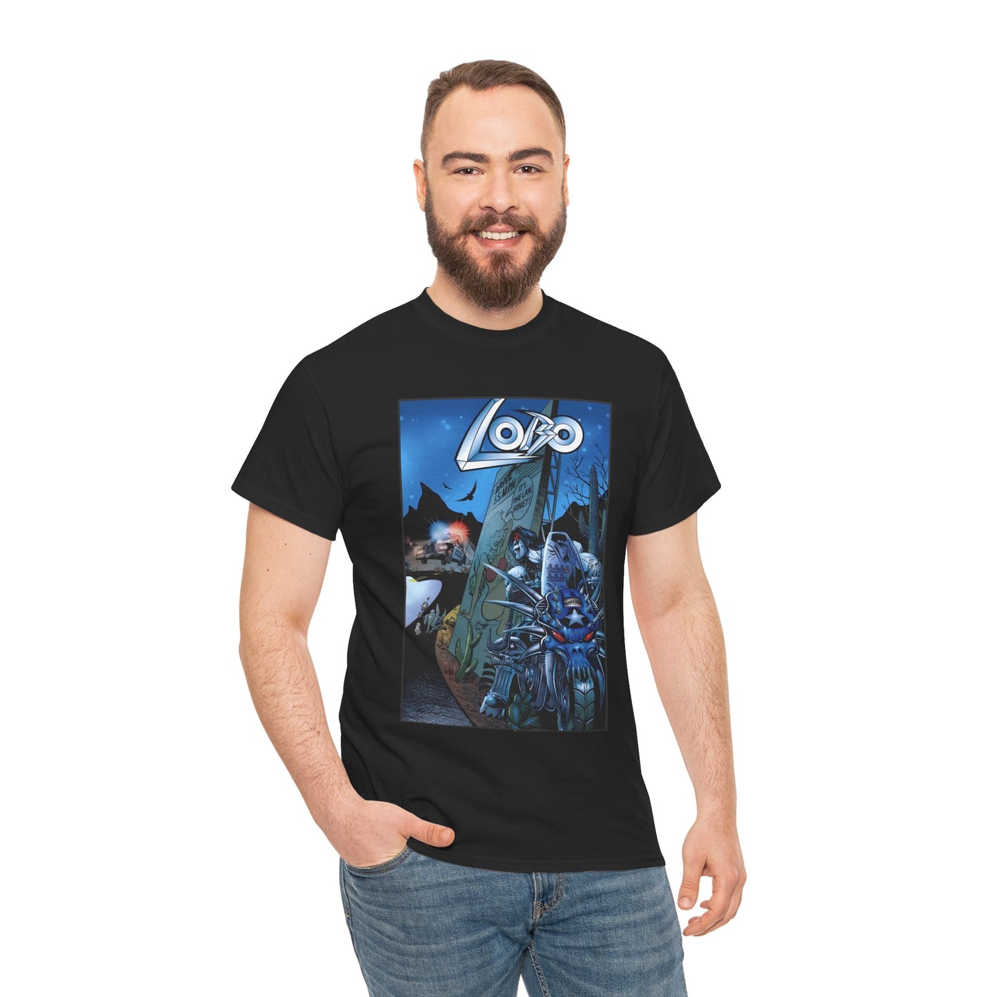 Lobo #51 T-Shirt - Norm Breyfogle Art - DC Comics