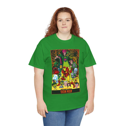 Iron Man T-Shirt - Bob Layton Art - Tony Stark - Ultron, Doctor Doom, The Mandarin, The Beetle - Marvel Comics