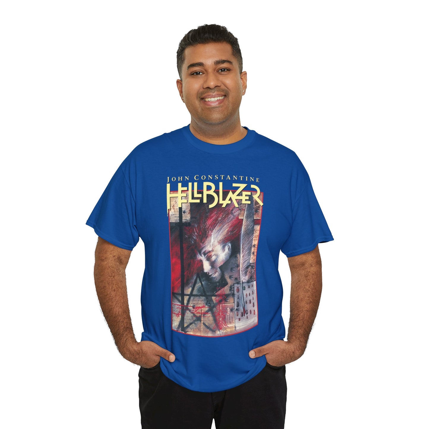 John Constantine Hellblazer T-Shirt - Dave McKean Art - DC Comics/Vertigo