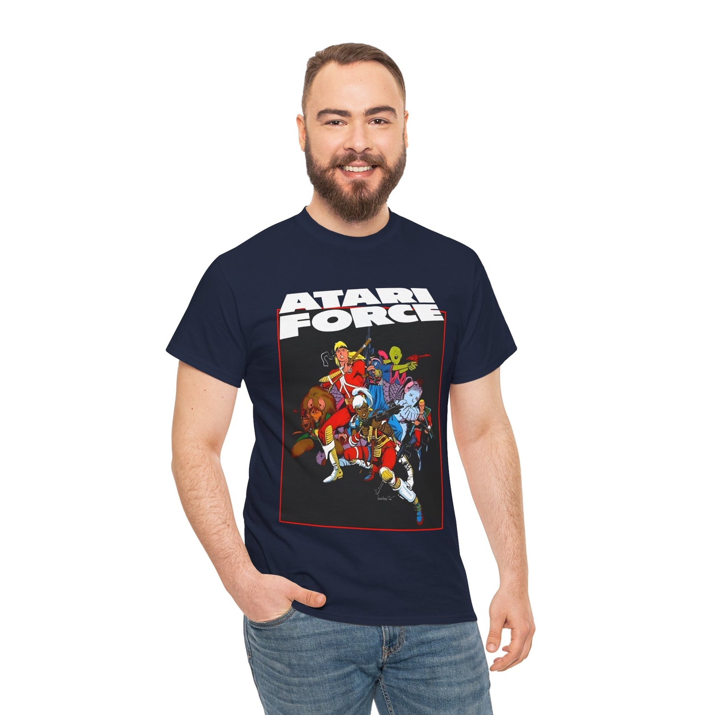Atari Force T-Shirt - José Luis García-López Art - Tempest, Dart, Hukka, Morphea, Babe, Pakrat, Blackjak - DC Comics