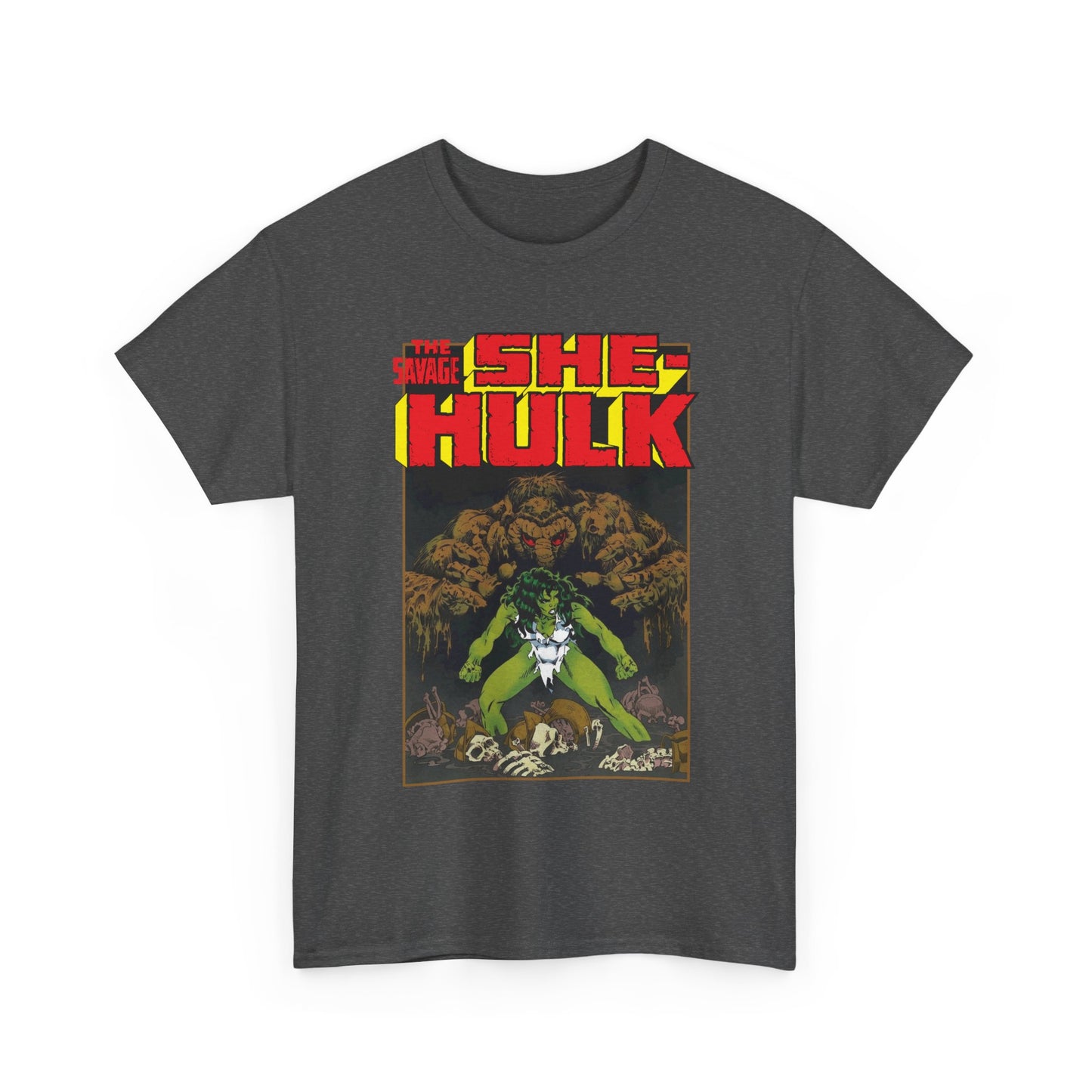 Savage She-Hulk & Man-Thing T-Shirt - Michael Golden Art - Marvel Comics