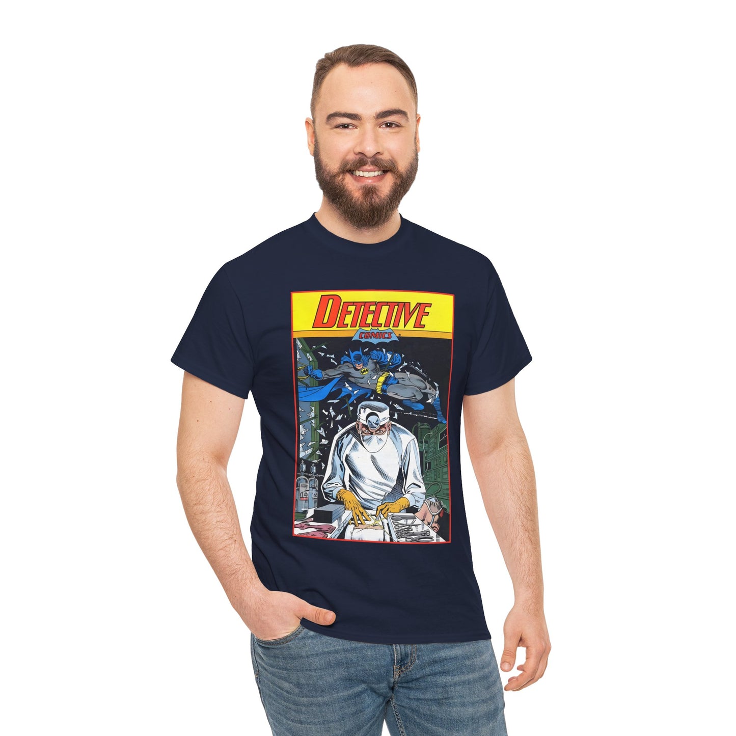 Detective Comics T-Shirt - Norm Breyfogle Art - Batman Vs Crime Doctor - DC Comics