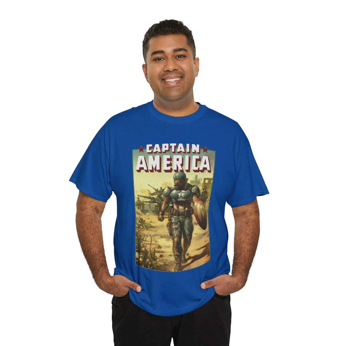 Captain America T-Shirt - Ben Harvey Art - Marvel Comics