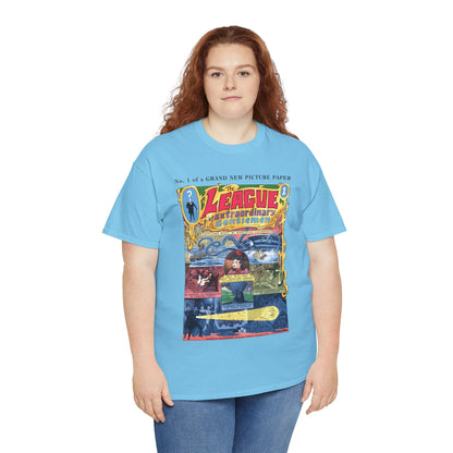 League of Extraordinary Gentlemen T-Shirt - Kevin O'Neill Art - Mina Murray, Captain Nemo, Allan Quatermain, Dr. Jekyll, & The Invisible Man - Alan Moore Story - DC Comics