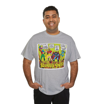 Squadron Sinister T-Shirt - Sal Buscema Art - Dr. Spectrum, Hyperion, Nighthawk, The Whizzer - Marvel Comics