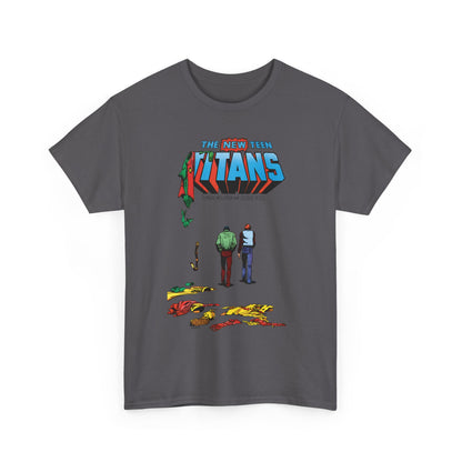 New Teen Titans T-Shirt - George Perez Art - Robin, Kid Flash Quitting - #39 Cover - DC Comics