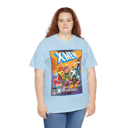 Uncanny X-Men T-Shirt - Jim Lee Art - Wolverine, Cyclops, Jean Grey, Cable, Iceman, Havok, Jubilee - X-Tinction Agenda - Marvel Comics