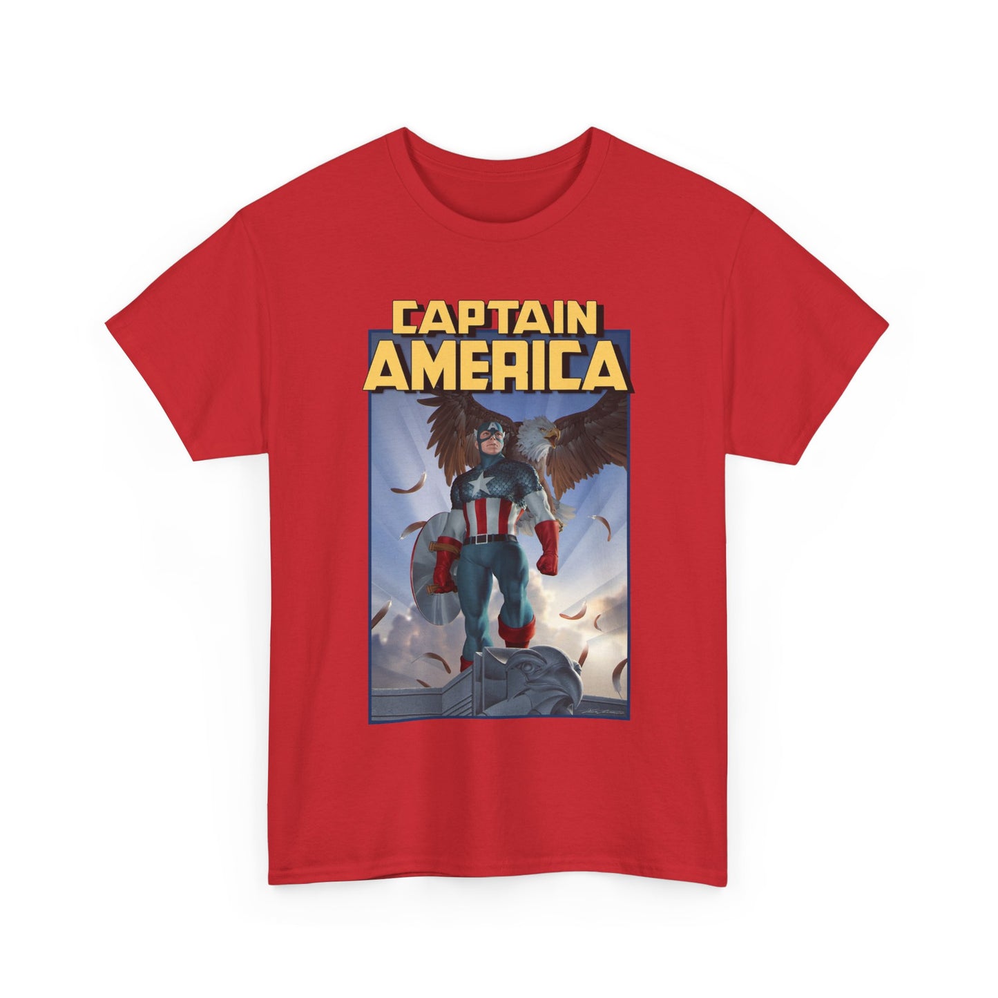 Captain America T-Shirt - Junggeun Yoon Art - Avengers Member - Marvel Comics