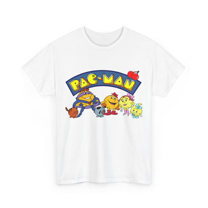 Pac-Man T-Shirt - Ms Pac-Man, Baby Pac - Hanna-Barbera Saturday Morning Cartoon - Popular 1980s TV Animation