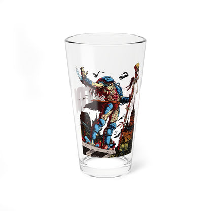 Predator Pint Glass, 16oz - Chris Warner Art - Concrete Jungle Cover - Dark Horse Comics
