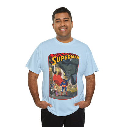 Superman T-Shirt - Taurin Clarke Art - Man of Steel, Metropolis - DC Comics