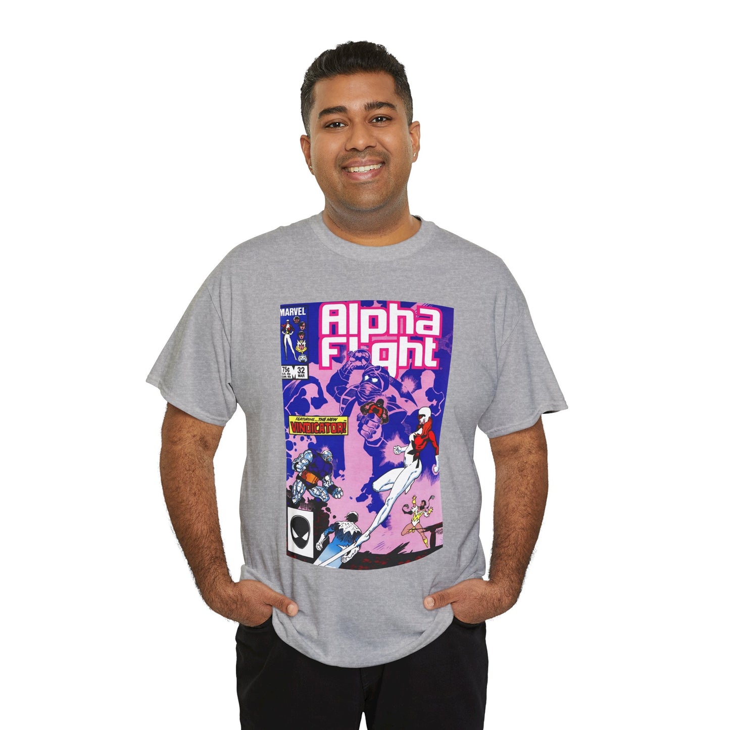 Alpha Flight #32 T-Shirt - Mike Mignola Art - Marvel Comics