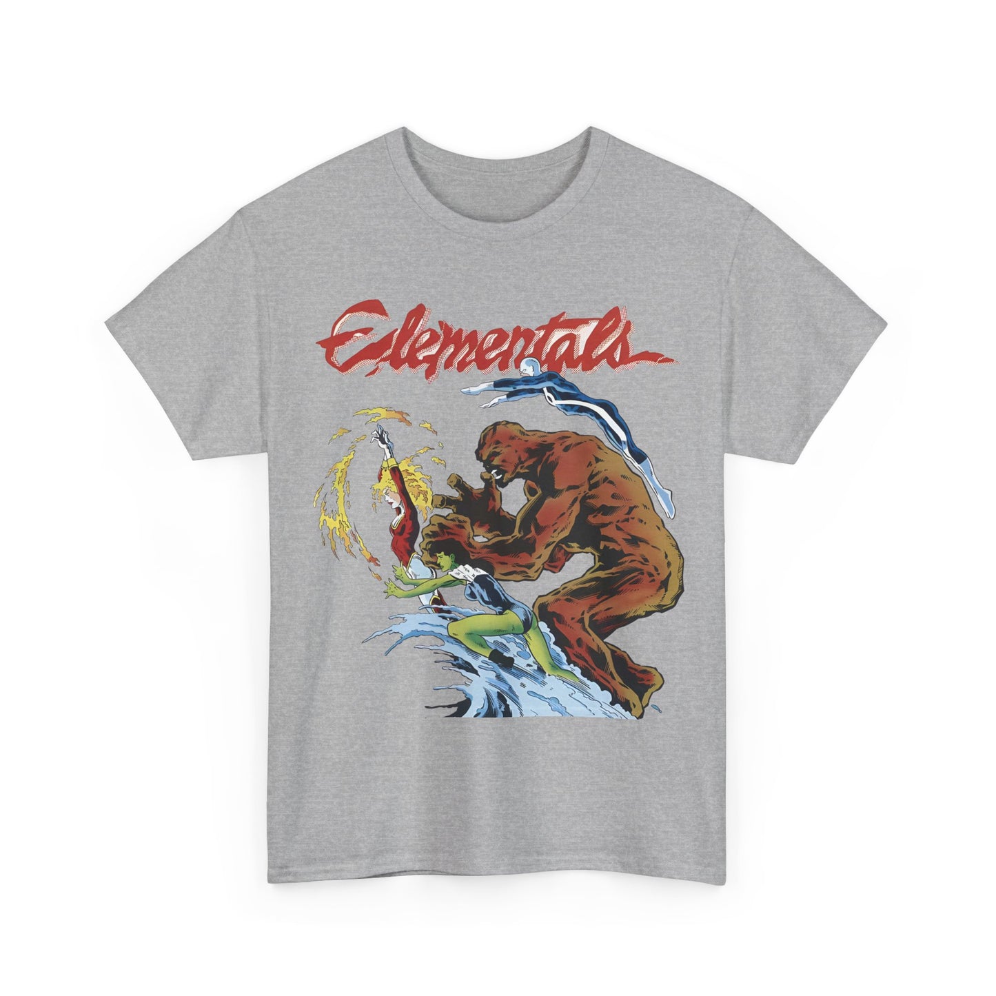 Elementals T-Shirt - Morningstar, Vortex, Fathom, Monolith - Comico Comics