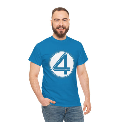 Fantastic Four Logo T-Shirt - New Marvel Movie 2025 - MCU - Pedro Pascal - 4 - Marvel Comics - Reed Richards