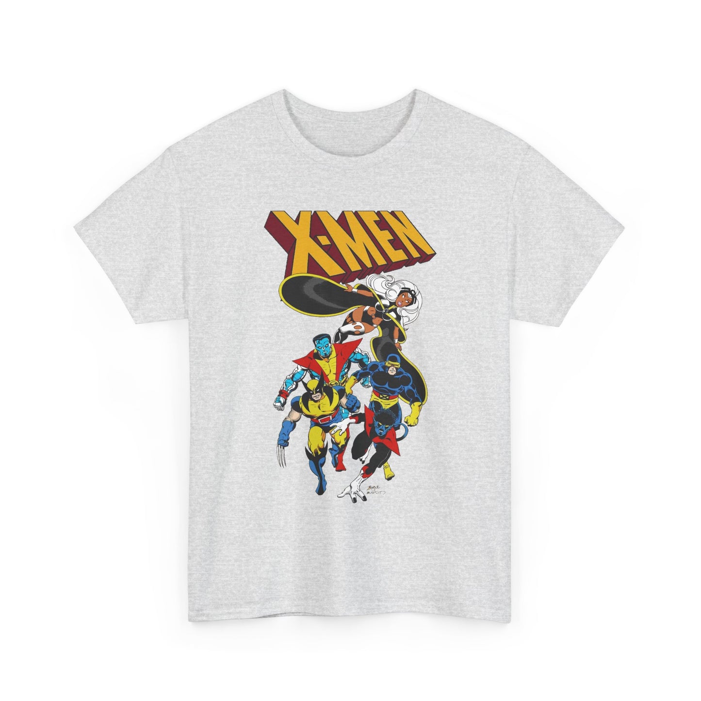 X-Men T-Shirt - John Byrne Art - Wolverine, Storm, Cyclops, Colossus, Nightcrawler - Marvel Comics Mutants