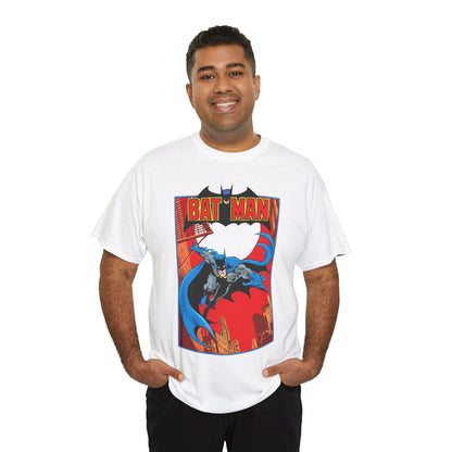 Batman T-Shirt - Jim Aparo Art - Untold Tales Cover - DC Comics Bronze Age - Batman Flying in Front of the Moon - Caped Crusader, Gotham City