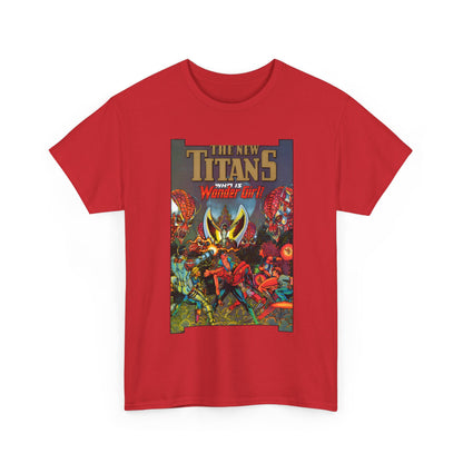 New Titans T-Shirt - George Perez Art - Who is Donna Troy? - Nightwing, Troia, Starfire, Cyborg, Jericho, Raven - DC Comics