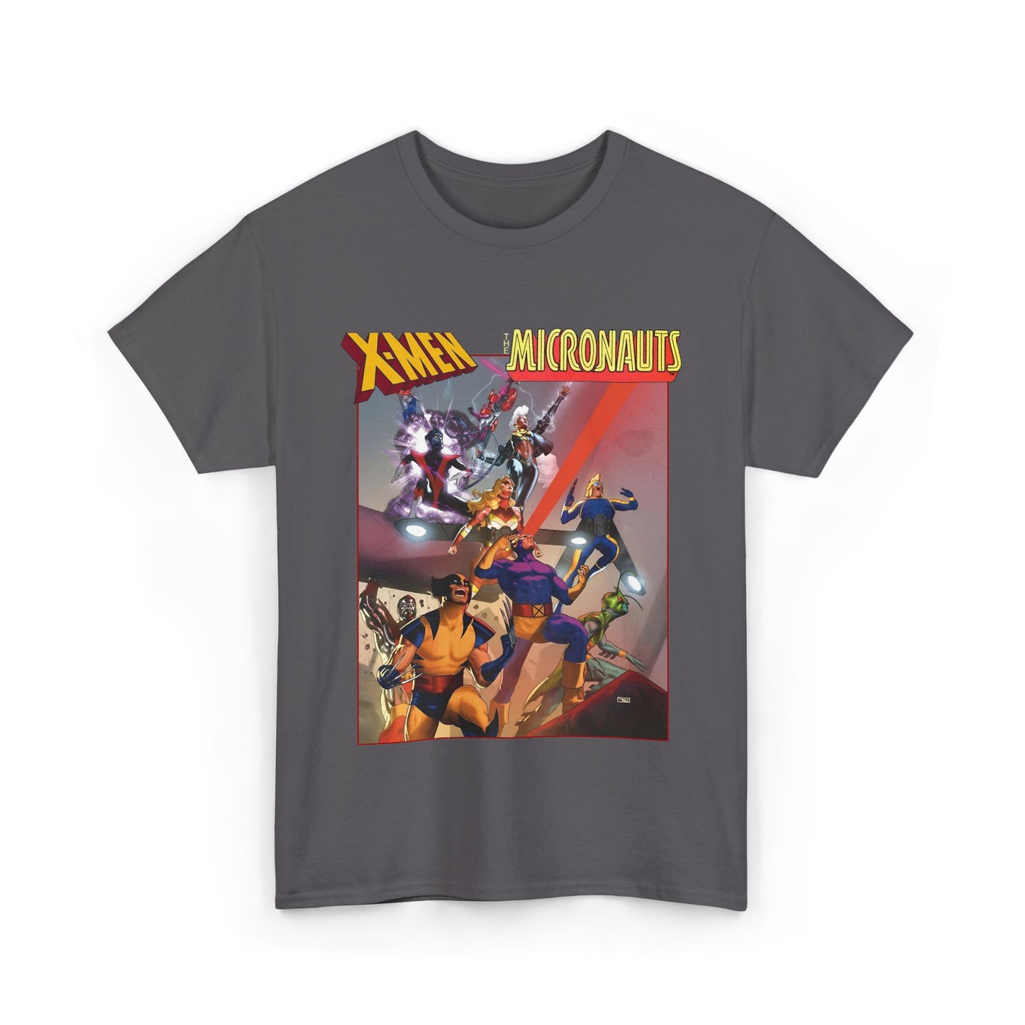 Uncanny X-Men/Micronauts T-Shirt - Taurin Clarke Art - Marvel Comics
