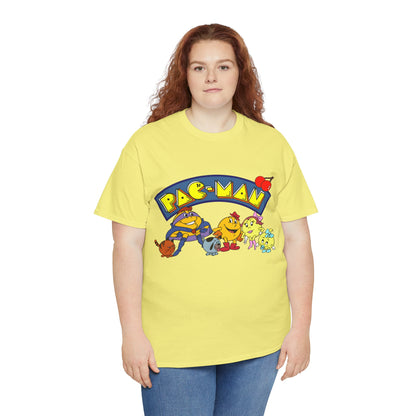 Pac-Man T-Shirt - Ms Pac-Man, Baby Pac - Hanna-Barbera Saturday Morning Cartoon - Popular 1980s TV Animation