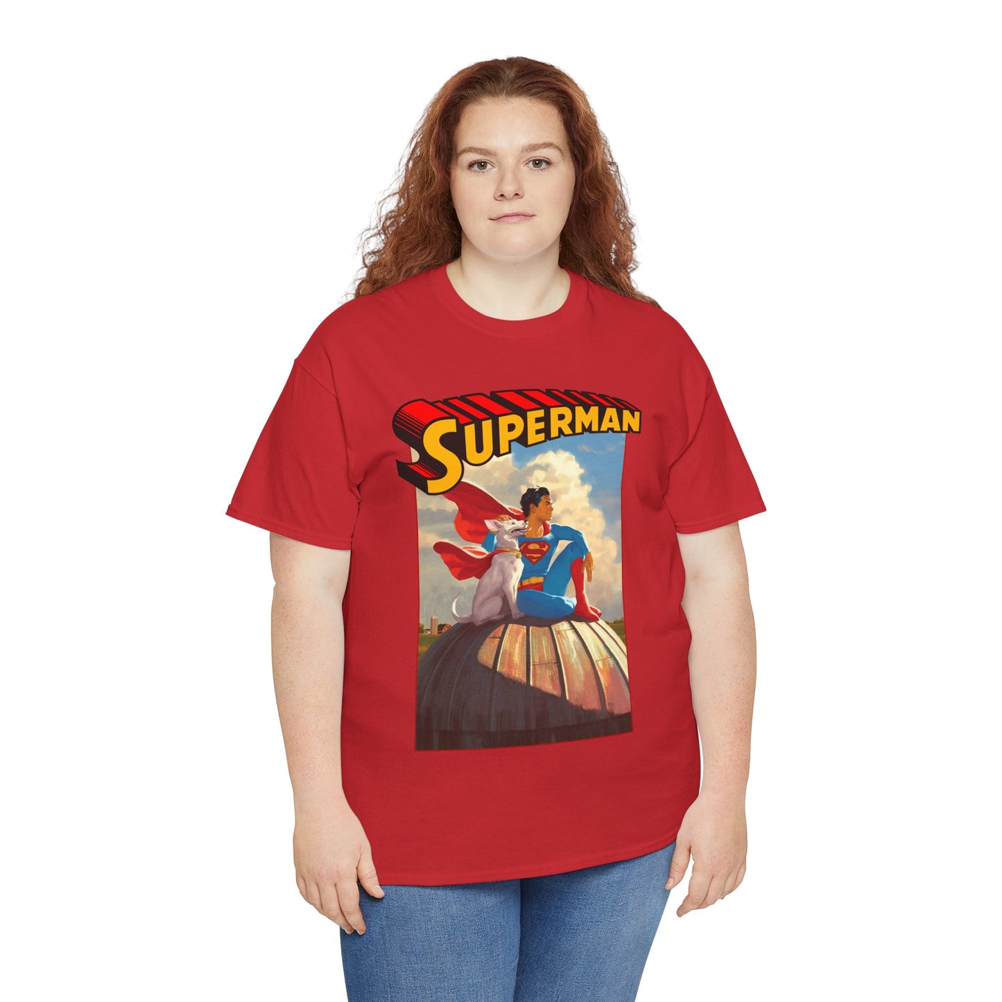 Superman & Krypto T-Shirt - 2025 Movie - Superdog from Krypton - Man of Steel, Smallville - DC Comics