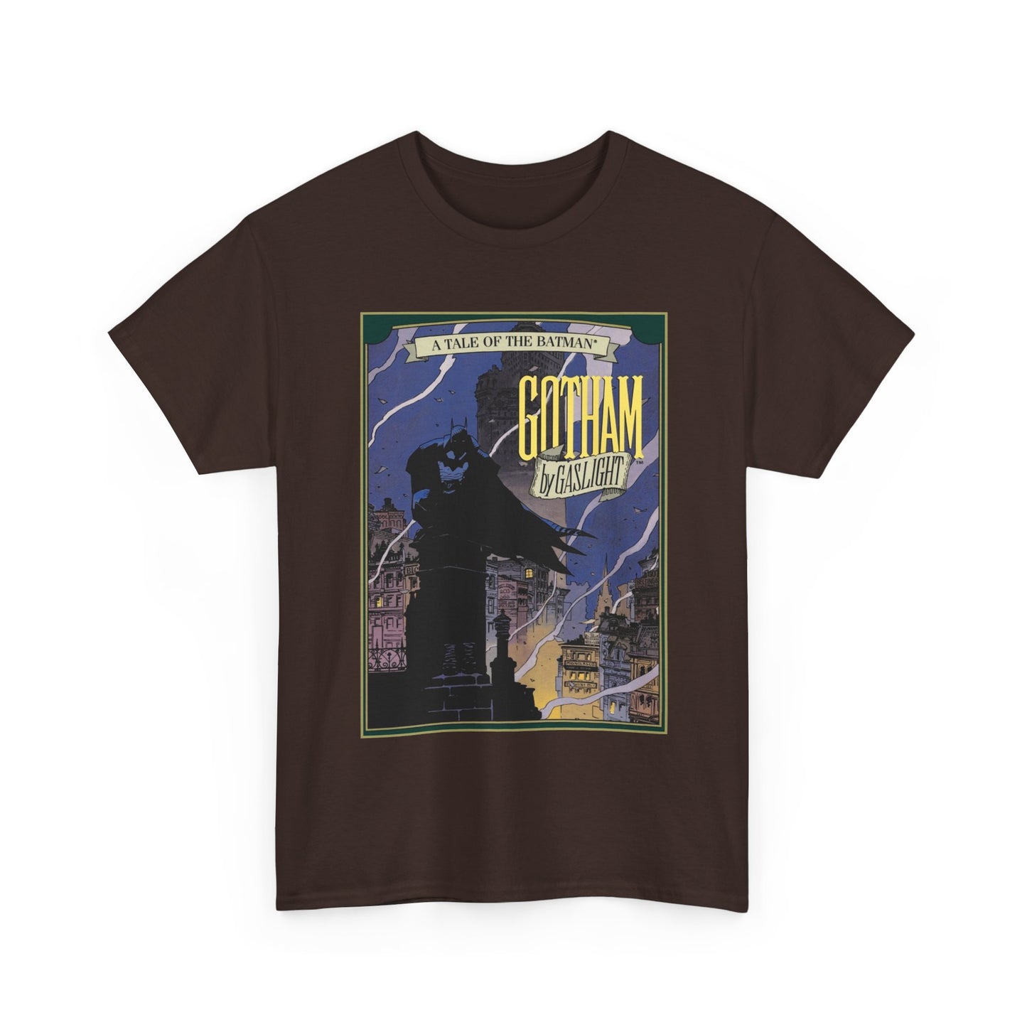 Batman: Gotham by Gaslight T-Shirt - Mike Mignola Art - 19th Century Jack the Ripper Story - Elseworlds - DC Comics