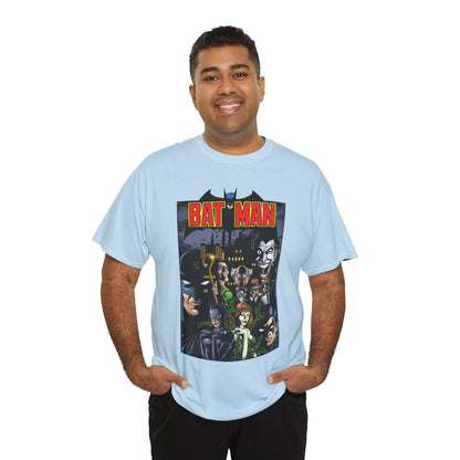 Batman T-Shirt - George Perez Art - Arkham Asylum - Joker, Catwoman, Poison Ivy, Riddler, Nightwing - DC Comics