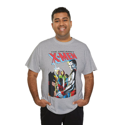 Uncanny X-Men T-Shirt - John Romita Jr Art - Storm, Wolverine, Rogue, Nightcrawler, Colossus, Shadowcat - Mutant Massacre - Marvel Comics