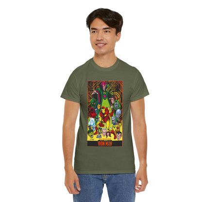 Iron Man T-Shirt - Bob Layton Art - Tony Stark - Ultron, Doctor Doom, The Mandarin, The Beetle - Marvel Comics