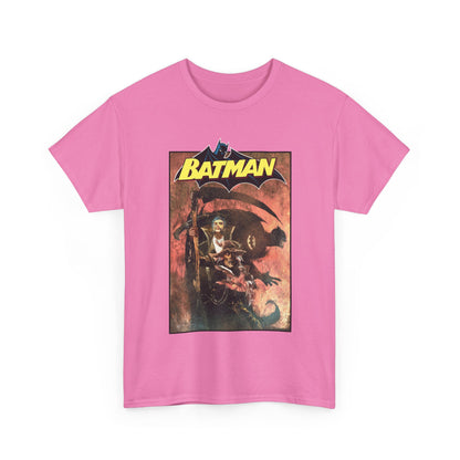 Batman T-Shirt - Bill Sienkiewicz Art - With Scarecrow & Ra's Al Ghul - DC Comics