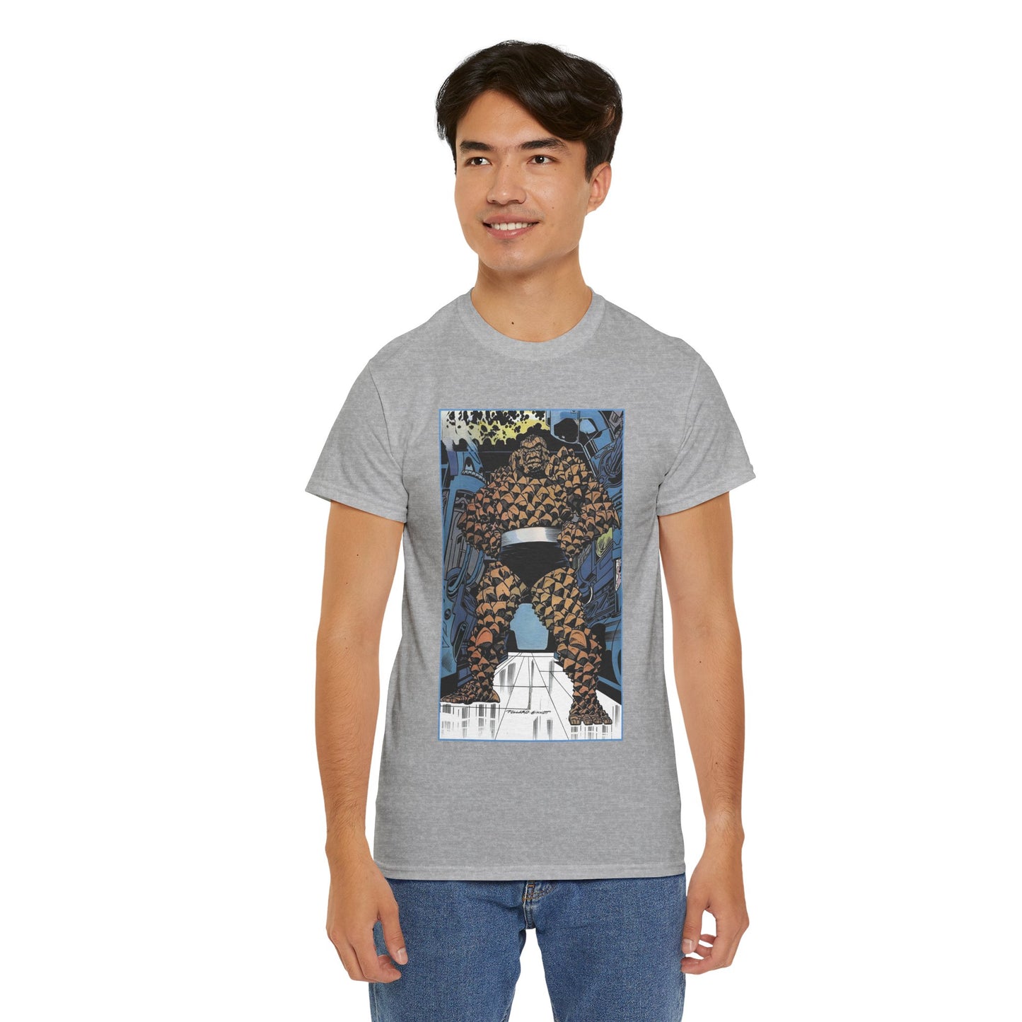 The Thing T-Shirt - Keith Pollard Art - Fantastic Four Pin-Up - Marvel Comics