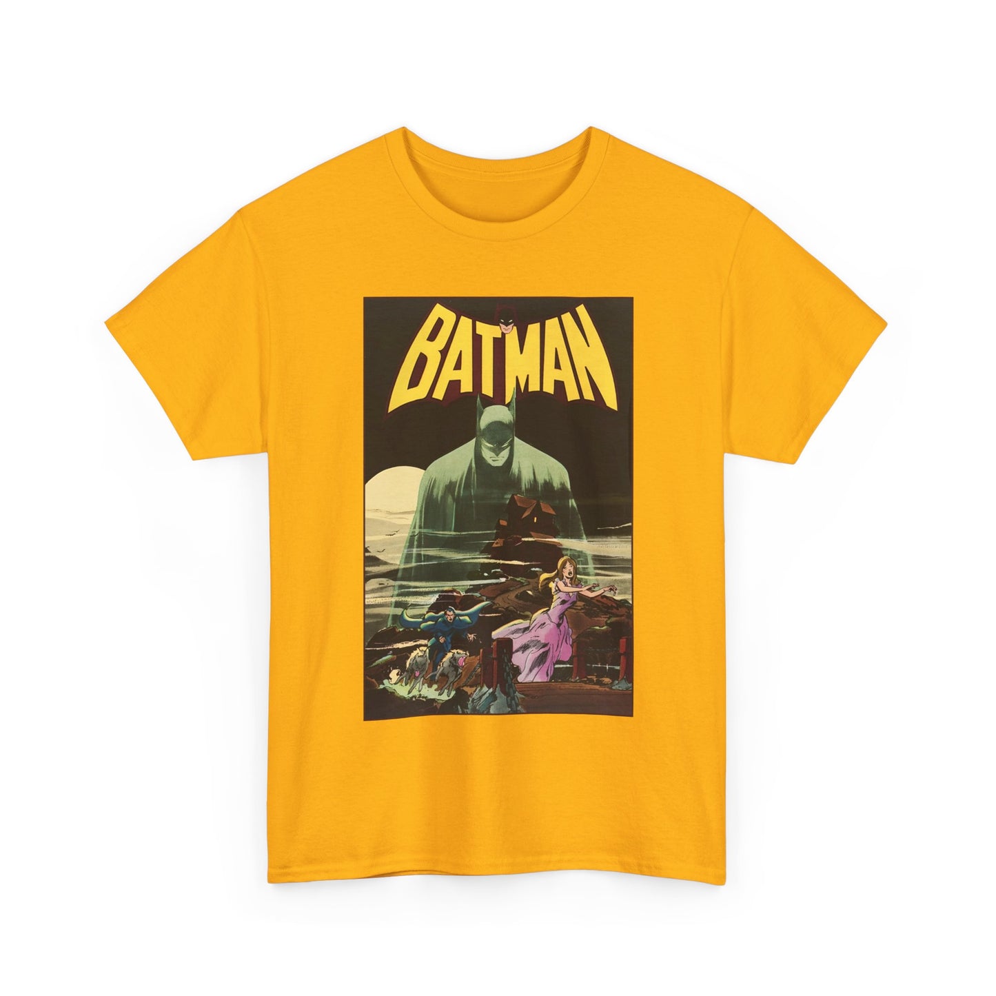 Batman T-Shirt - Neal Adams Art - #227 Cover - The Demon of Gothos Mansion! - DC Comics