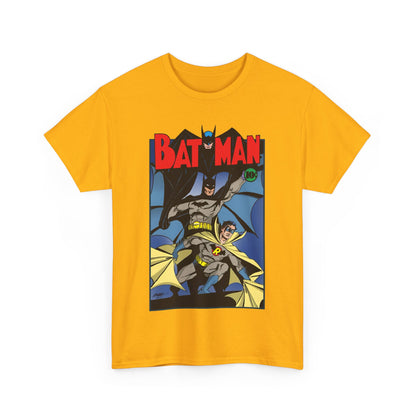 Batman & Robin T-Shirt - George Perez Art - Earth 2 - DC Comics - Golden Age JSA - Bruce Wayne & Dick Grayson