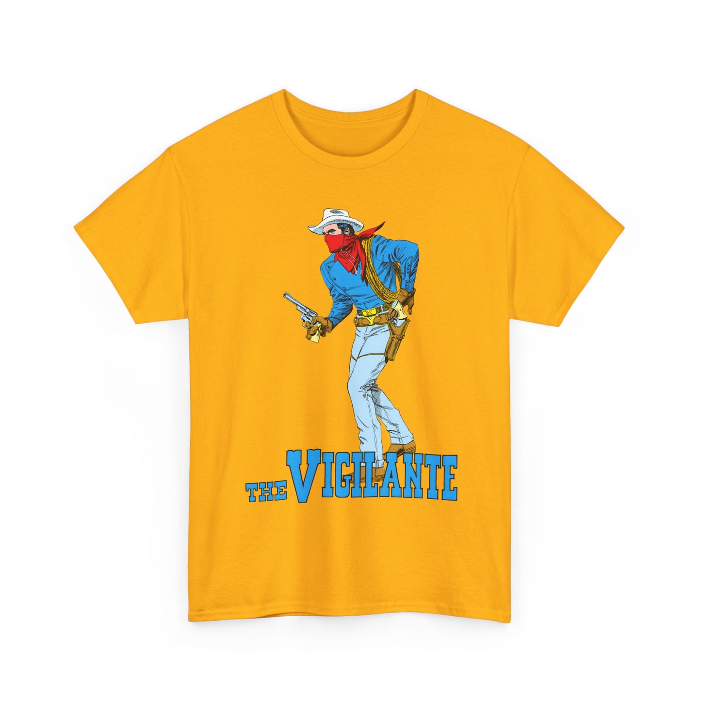 Vigilante T-Shirt - Gray Morrow Art - Seven Soldiers of Victory, All-Star Squadron Member - DC Comics