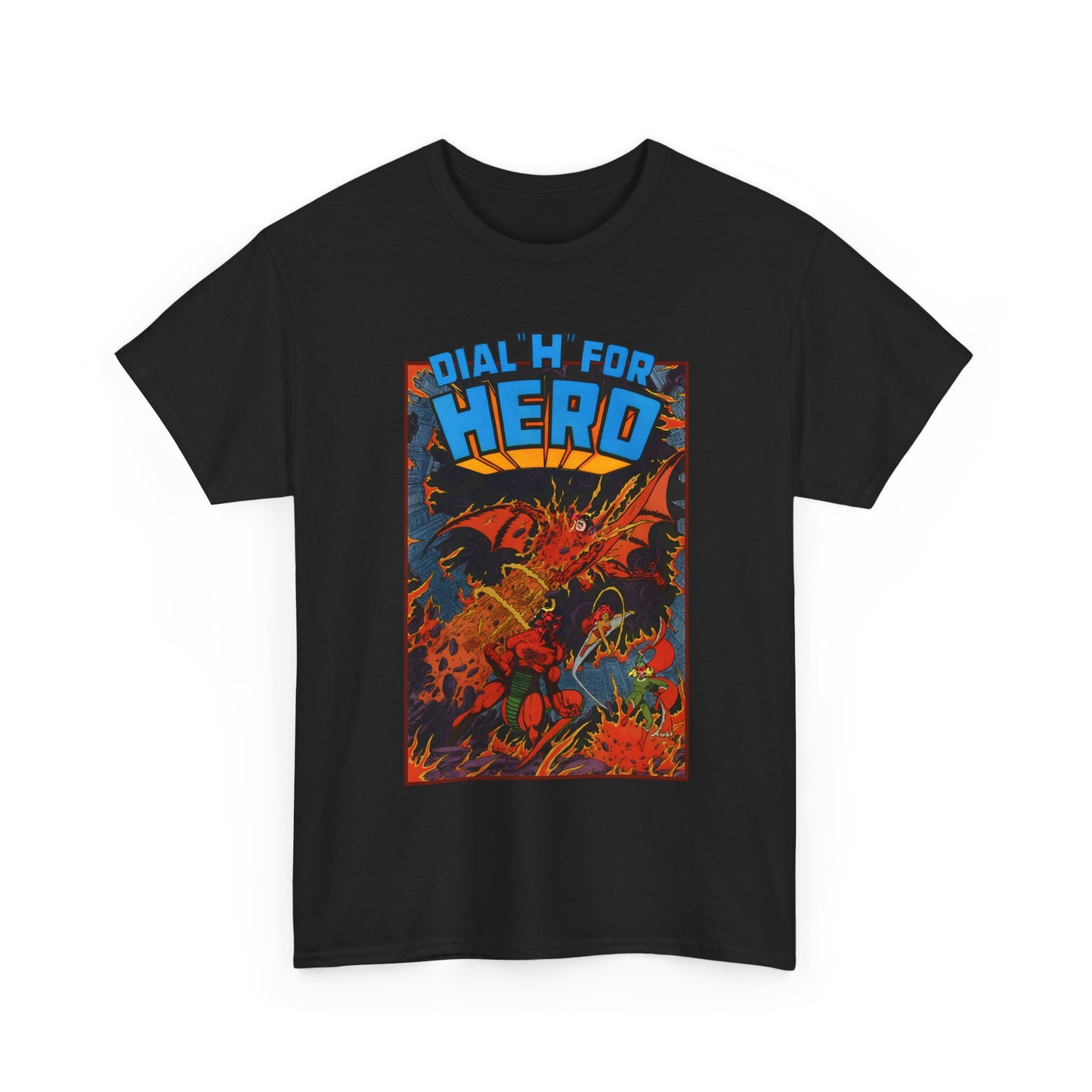 Dial "H" For Hero T-Shirt - George Perez Art - Adventure Comics Series - DC Comics