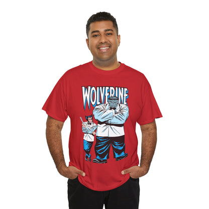 Wolverine & Hulk T-Shirt - Patch & Joe Fix-It - John Buscema Art - Logan in Madripoor - X-Men Character in Solo Adventure - Marvel Comics