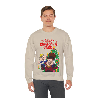 Mr. Magoo's A Christmas Carol Heavy Blend Crewneck Sweatshirt - Festive Holiday Cartoon Special