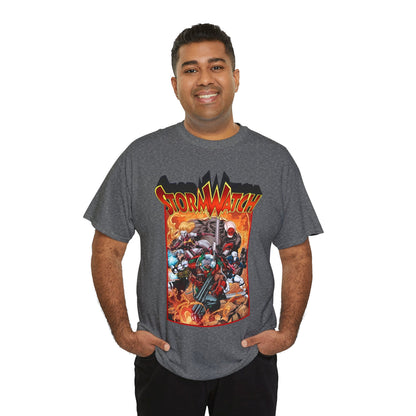 Stormwatch T-Shirt - Jim Lee Art - Battalion, Fuji, Hellstrike - Image/Wildstorm/DC Comics