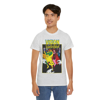 Vision & Scarlet Witch T-Shirt - Avengers Members - 1985 Cover Art - Marvel Comics