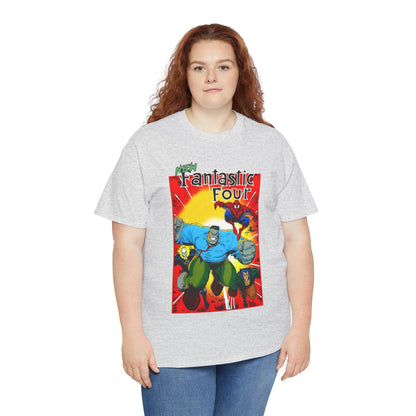 New Fantastic Four T-Shirt - Arthur Adams Art - Wolverine, Ghost Rider, Spider-Man, Hulk - Marvel Comics