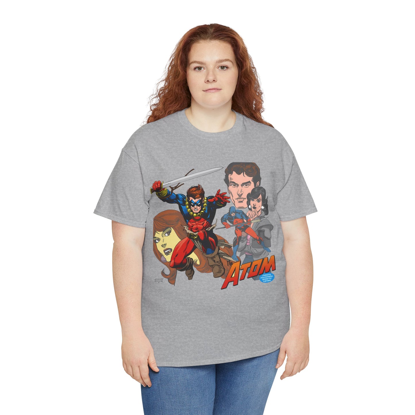 Atom T-Shirt - Gil Kane Art - Who's Who Image - Ray Palmer, JLA Member - Silver Age Hero - DC Comics
