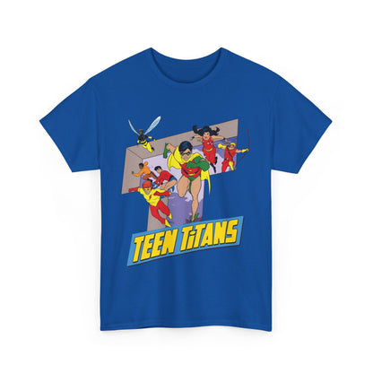 Teen Titans T-Shirt - Robin, Wonder Girl, Kid Flash, Speedy, Bumblebee, Mal, Aqualad - DC Comics