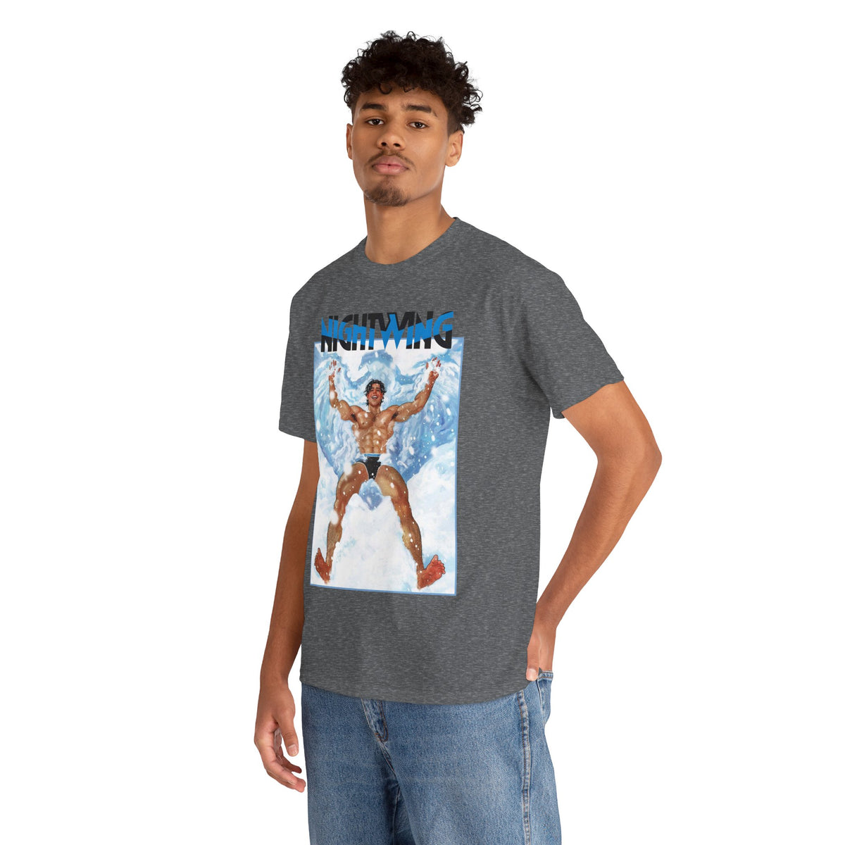 Nightwing T-Shirt - Nick Robles Art - Dick Grayson in the Snow - #111 Cover Art - DC Comics