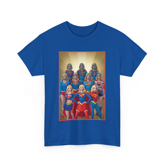 Supergirl Through the Ages T-Shirt - Nicola Scott Art - Kara from Kandor, Superman's Cousin, Linda Danvers - Survivor from Krypton - DC Comics